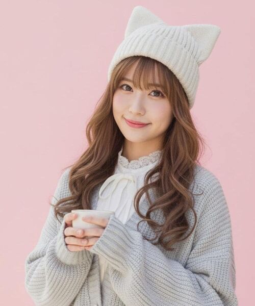 ESPERANZA / エスペランサ ニットキャップ | ネコミミIVニット帽 | 詳細1