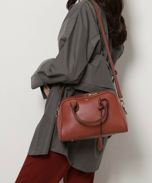 ESPERANZA / エスペランサ ボストンバッグ | シボフェイクレザー2WAYボストンバッグ | 詳細10