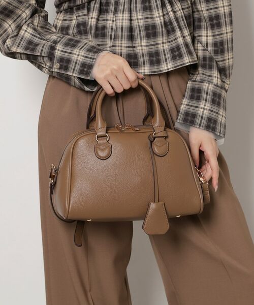 ESPERANZA / エスペランサ ボストンバッグ | シボフェイクレザー2WAYボストンバッグ | 詳細5