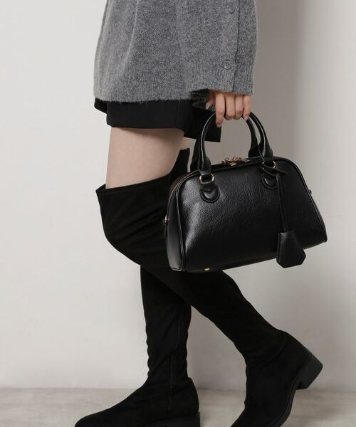 ESPERANZA / エスペランサ ボストンバッグ | シボフェイクレザー2WAYボストンバッグ | 詳細8