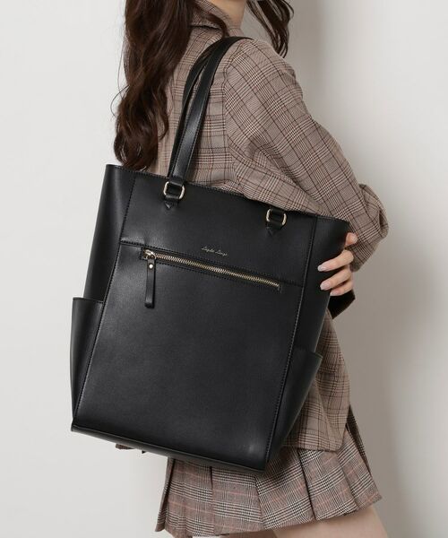 ESPERANZA/エスペランサ 縦型A4トートバッグ ブラック(019) FREE