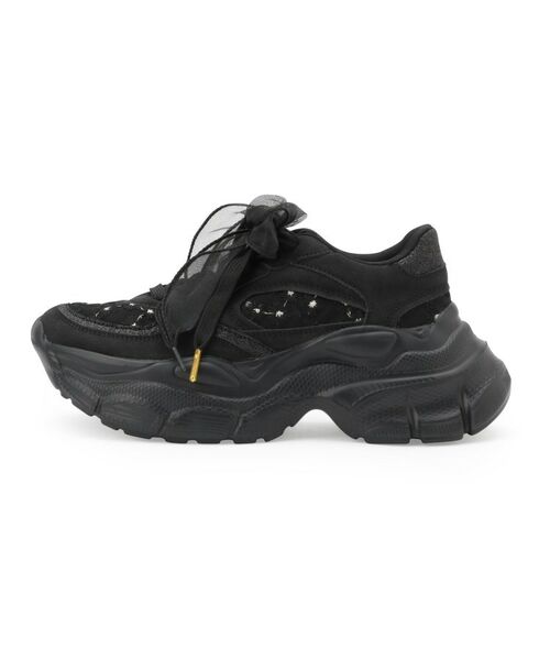 ESPERANZA / エスペランサ スニーカー | フラワー刺繍ラメスニーカー | 詳細14