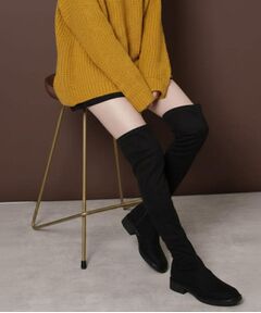 ESPERANZA / エスペランサ ブーツ（ショート丈） | ストレッチフラットニーハイブーツ