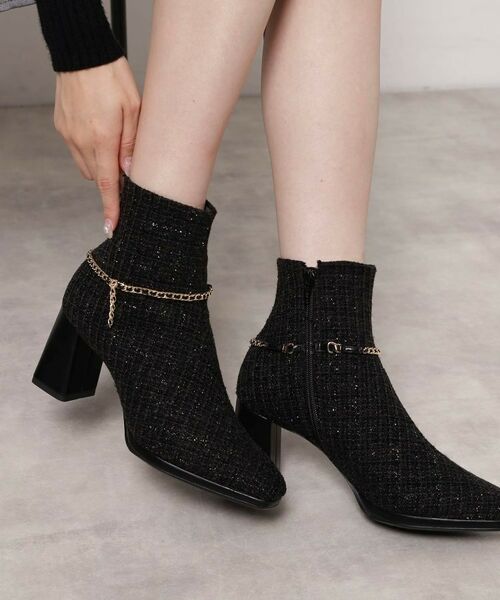 ESPERANZA / エスペランサ ブーツ(ショート丈) | チェーンベルト2WAYショートブーツ | 詳細4