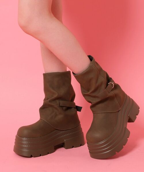 ESPERANZA / エスペランサ ブーツ(ショート丈) | 厚底カバーブーツ | 詳細4