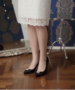 ESPERANZA / エスペランサ パンプス | 【12時間パンプス】約7．5cm／ビジューベルト パーティ-結婚式に最適