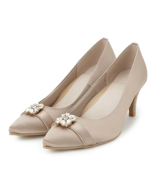 ESPERANZA / エスペランサ パンプス | 【12時間パンプス】約7.5cm/ビジューベルト パーティ-結婚式に最適 | 詳細12