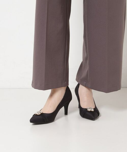 ESPERANZA / エスペランサ パンプス | 【12時間パンプス】約7.5cm/ビジューベルト パーティ-結婚式に最適 | 詳細5