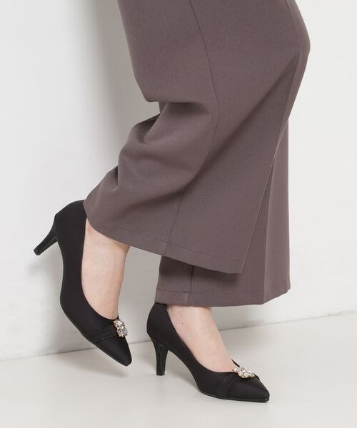 ESPERANZA / エスペランサ パンプス | 【12時間パンプス】約7.5cm/ビジューベルト パーティ-結婚式に最適 | 詳細6