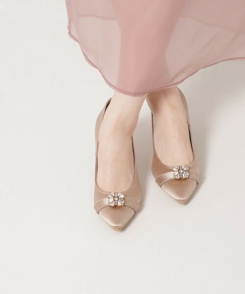 ESPERANZA / エスペランサ パンプス | 【12時間パンプス】約7.5cm/ビジューベルト パーティ-結婚式に最適 | 詳細7