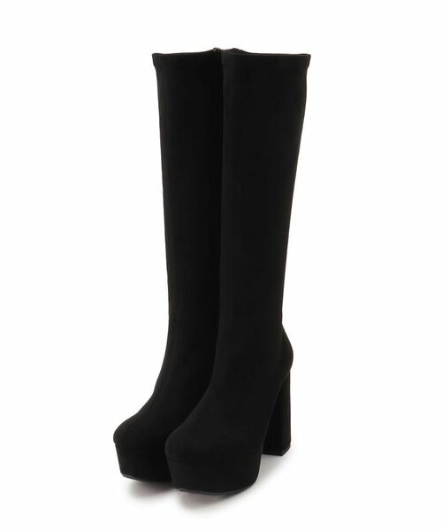 ESPERANZA / エスペランサ ブーツ（ショート丈） | 【ラク盛り／ロングブーツ】リピーター続出／脚長美脚　厚底ヒールロングブーツ‐スリムフィット | 詳細11