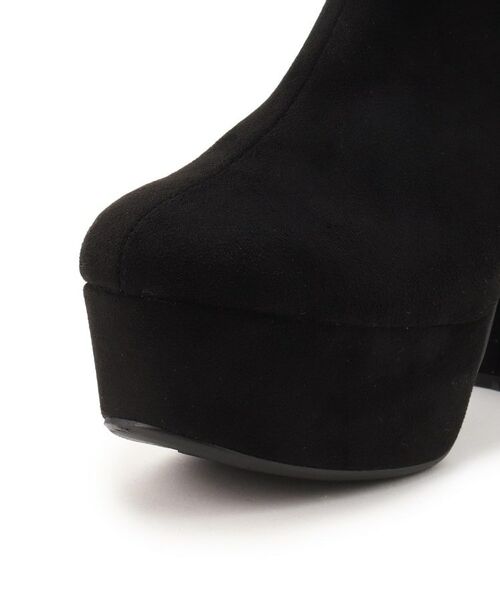 ESPERANZA / エスペランサ ブーツ（ショート丈） | 【ラク盛り／ロングブーツ】リピーター続出／脚長美脚　厚底ヒールロングブーツ‐スリムフィット | 詳細18