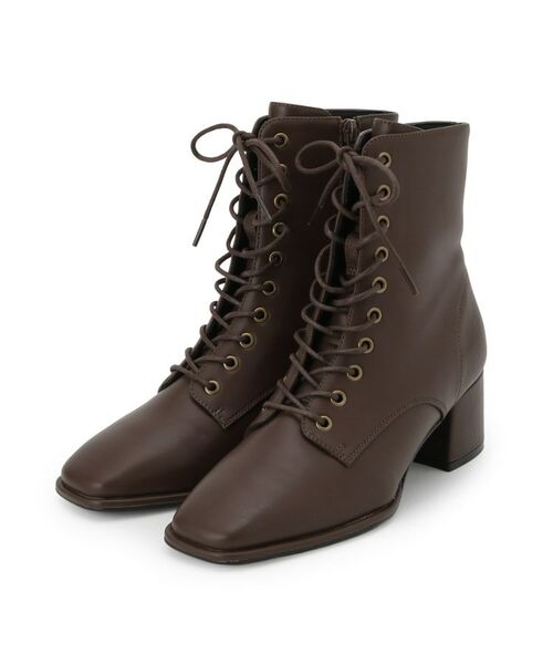 ESPERANZA / エスペランサ ブーツ（ショート丈） | スクエアレースアップショートブーツ レイン対応 | 詳細12