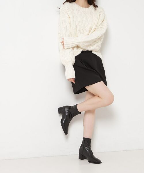 ESPERANZA / エスペランサ ブーツ（ショート丈） | 【EC限定カラーあり】スクエアショートブーツ レイン対応 | 詳細21