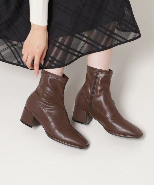 ESPERANZA / エスペランサ ブーツ（ショート丈） | 【EC限定カラーあり】スクエアショートブーツ レイン対応 | 詳細22