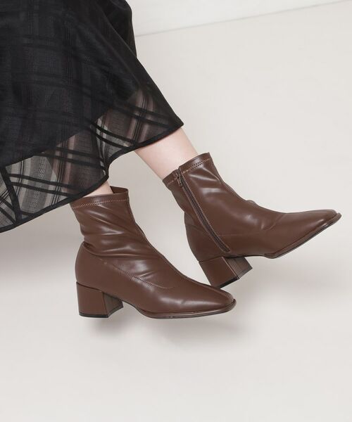 ESPERANZA / エスペランサ ブーツ（ショート丈） | 【EC限定カラーあり】スクエアショートブーツ レイン対応 | 詳細24