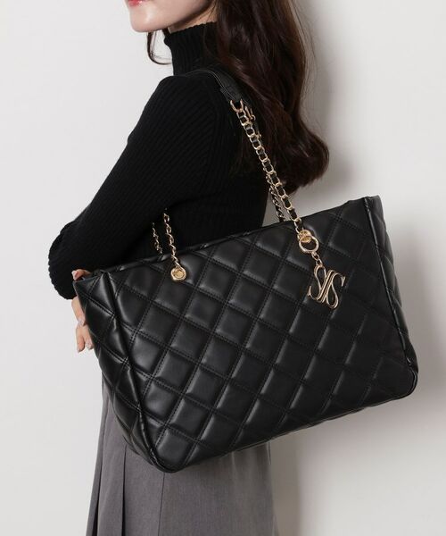 ESPERANZA / エスペランサ トートバッグ | チャーム付きトートバッグ(ブラック(019))