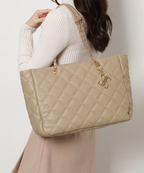 ESPERANZA / エスペランサ トートバッグ | チェーンハンドルトートバッグ(ベージュ(052))