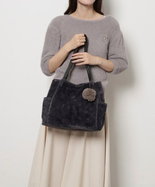 ESPERANZA / エスペランサ トートバッグ | ポンポン付きタックトート | 詳細11