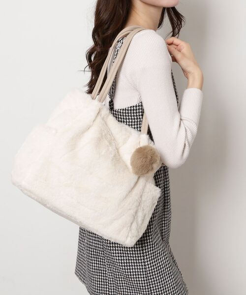 ESPERANZA / エスペランサ トートバッグ | ポンポン付きタックトート | 詳細3