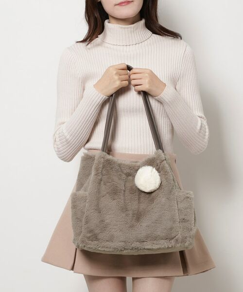 ESPERANZA / エスペランサ トートバッグ | ポンポン付きタックトート | 詳細5