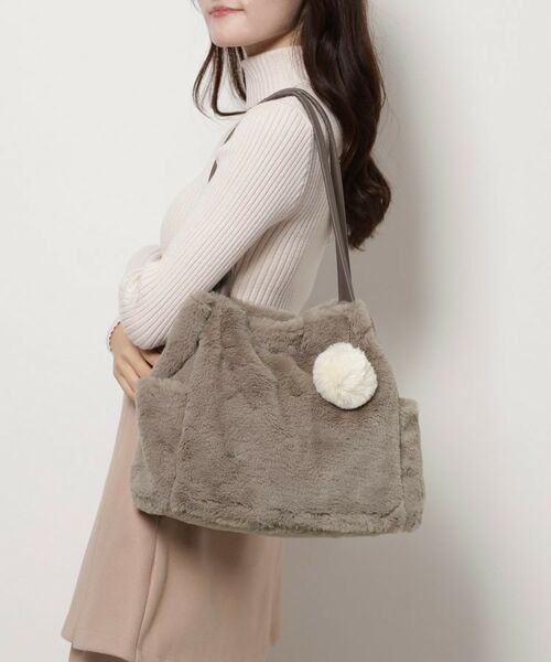 ESPERANZA / エスペランサ トートバッグ | ポンポン付きタックトート | 詳細6