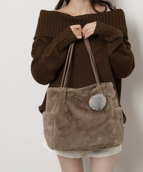 ESPERANZA / エスペランサ トートバッグ | ポンポン付きタックトート | 詳細8