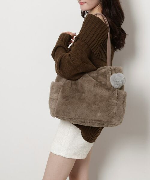 ESPERANZA / エスペランサ トートバッグ | ポンポン付きタックトート | 詳細9