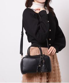 ESPERANZA / エスペランサ ボストンバッグ | チャーム付横長ボストンバッグ