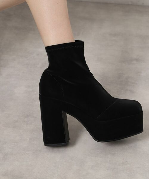 ESPERANZA / エスペランサ ブーツ（ショート丈） | 【ラク盛り／ショートブーツ】リピーター続出／脚長美脚 厚底ショートブーツ 26SS | 詳細4