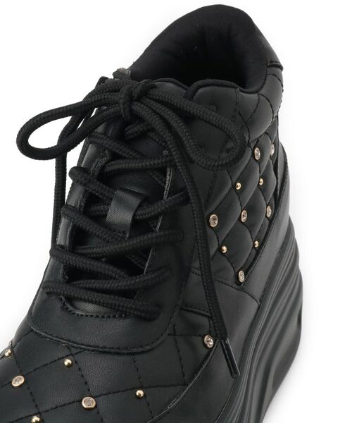 ESPERANZA / エスペランサ スニーカー | きゅんフィット厚底フラットキルティングスタッズスニーカー | 詳細19