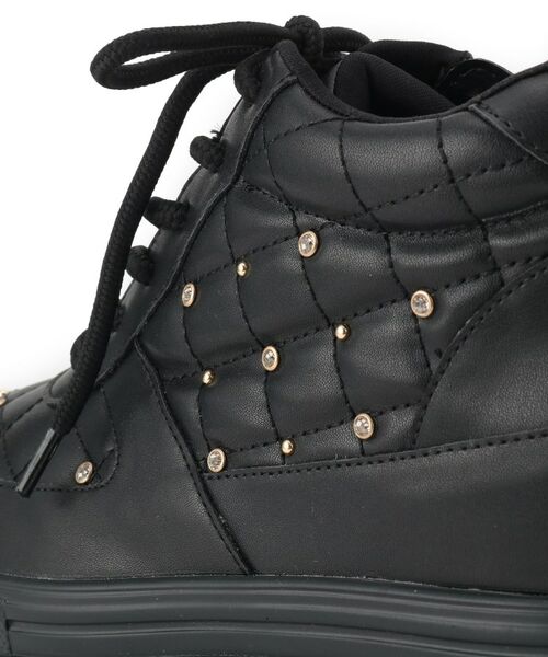 ESPERANZA / エスペランサ スニーカー | きゅんフィット厚底フラットキルティングスタッズスニーカー | 詳細20