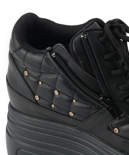 ESPERANZA / エスペランサ スニーカー | きゅんフィット厚底フラットキルティングスタッズスニーカー | 詳細21