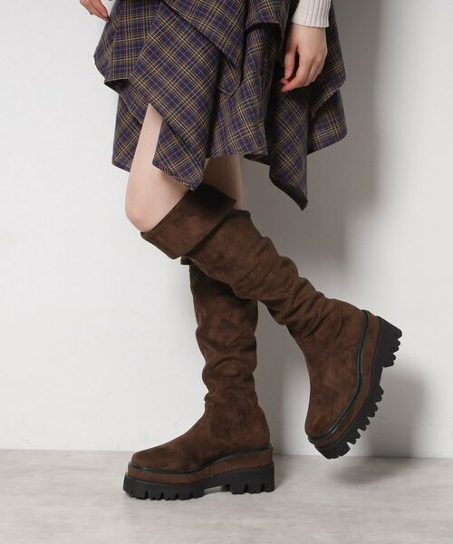 ESPERANZA / エスペランサ ブーツ(ショート丈) | 【1足で5パターンで楽しめる】マルチWAYダブルトラックソールブーツ(モカブラウン(142))