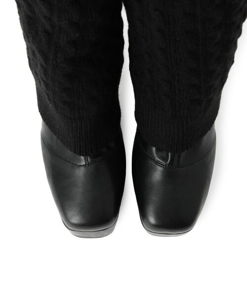 ESPERANZA / エスペランサ ブーツ(ショート丈) | 【ラク盛り/ロングブーツ】リピーター続出/脚長美脚 2WAYニットカバーレイヤーロングブーツ | 詳細18