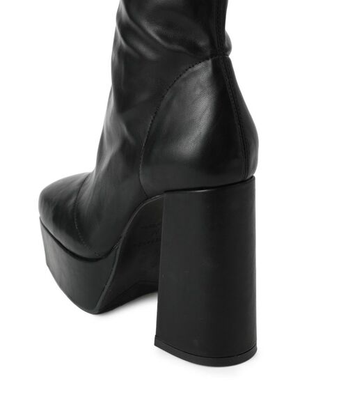 ESPERANZA / エスペランサ ブーツ(ショート丈) | 【ラク盛り/ロングブーツ】リピーター続出/脚長美脚 2WAYニットカバーレイヤーロングブーツ | 詳細21