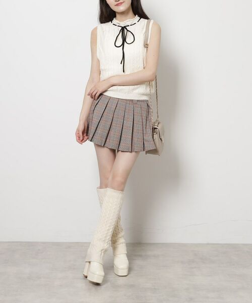 ESPERANZA / エスペランサ ブーツ(ショート丈) | 【ラク盛り/ロングブーツ】リピーター続出/脚長美脚 2WAYニットカバーレイヤーロングブーツ | 詳細3