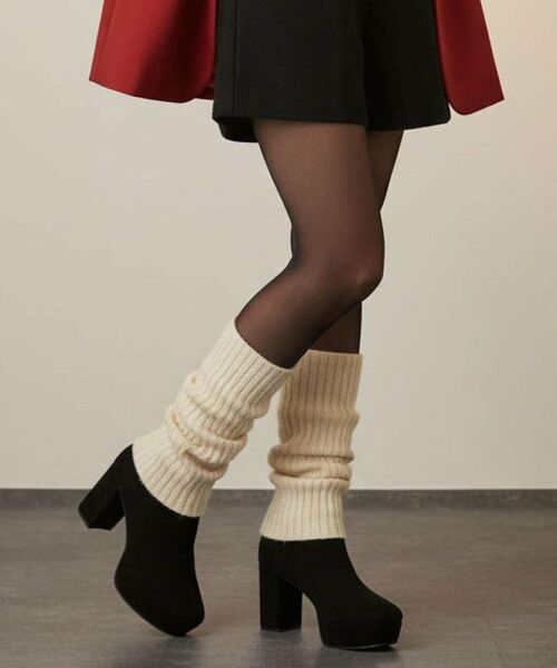 ESPERANZA / エスペランサ ブーツ(ショート丈) | ゆる傾斜ショートブーツ(ブラック(119))