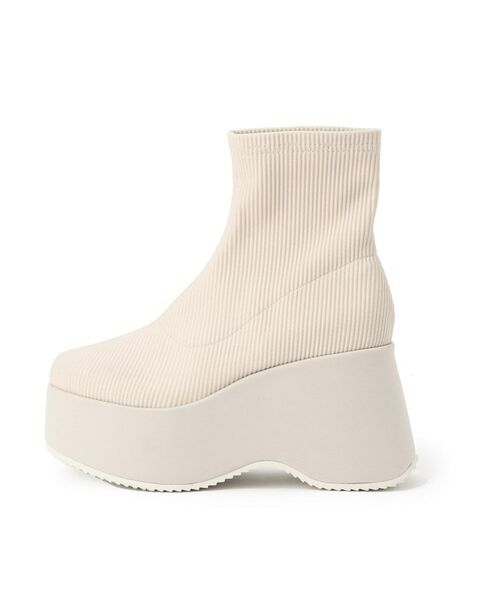 ESPERANZA / エスペランサ ブーツ(ショート丈) | スタイルぐんっとアップ!厚底ニットショートブーツ | 詳細15