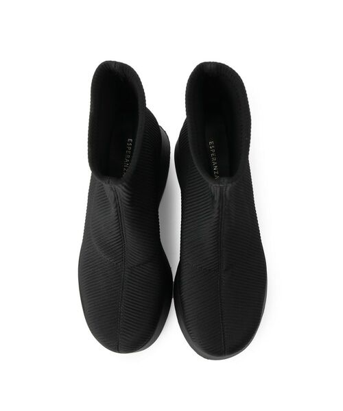 ESPERANZA / エスペランサ ブーツ(ショート丈) | スタイルぐんっとアップ!厚底ニットショートブーツ | 詳細17