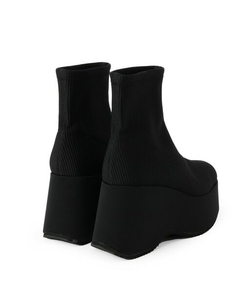 ESPERANZA / エスペランサ ブーツ(ショート丈) | スタイルぐんっとアップ!厚底ニットショートブーツ | 詳細18