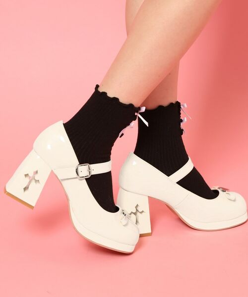 ESPERANZA / エスペランサ パンプス | 厚底十字架くり抜きパンプス | 詳細1