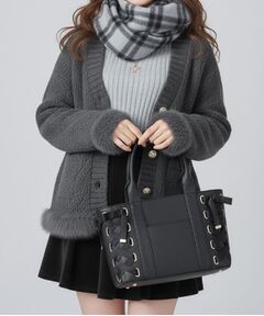 ESPERANZA / エスペランサ トートバッグ | 【推し活】レースアップクリアポケトート