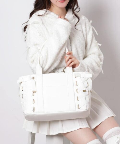 ESPERANZA / エスペランサ トートバッグ | 【推し活】レースアップクリアポケトート | 詳細1