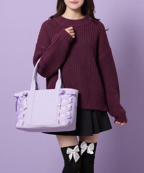 ESPERANZA / エスペランサ トートバッグ | 【推し活】レースアップクリアポケトート | 詳細10