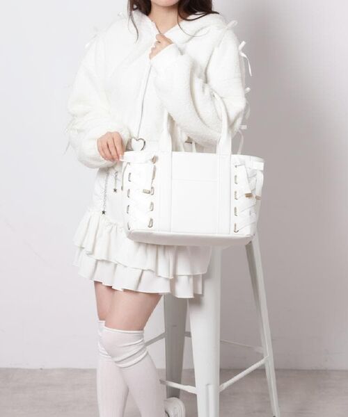 ESPERANZA / エスペランサ トートバッグ | 【推し活】レースアップクリアポケトート | 詳細2