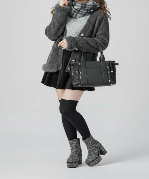 ESPERANZA / エスペランサ トートバッグ | 【推し活】レースアップクリアポケトート | 詳細3