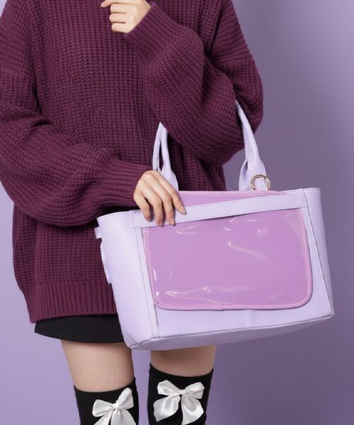 ESPERANZA / エスペランサ トートバッグ | 【推し活】レースアップクリアポケトート | 詳細9