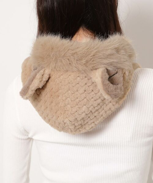 ESPERANZA / エスペランサ マフラー・ショール・スヌード・ストール | ネコミミファー2WAYティペット | 詳細8