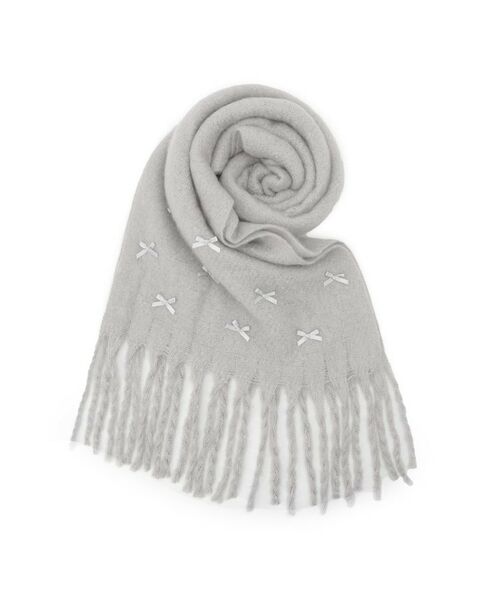 ESPERANZA / エスペランサ マフラー・ショール・スヌード・ストール | リボンモチーフストール | 詳細3
